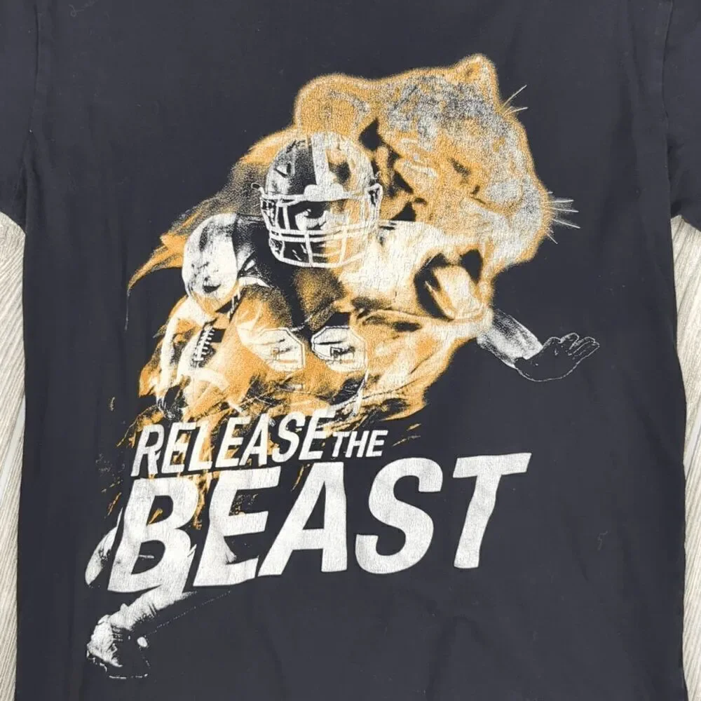 Release The Beast Graphic Print Black T-Shirt Children's Place Youth Size XXL